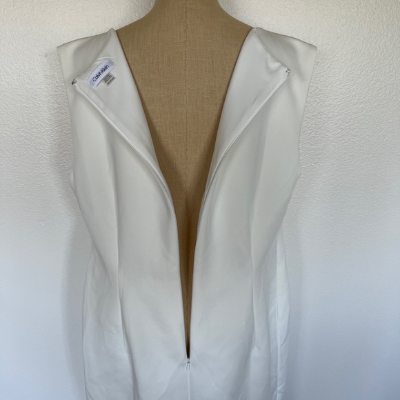 Calvin Klein Women’s Sleeveless Sheath with Shoulder Embellishment Plus Size 16W - Picture 8 of 13